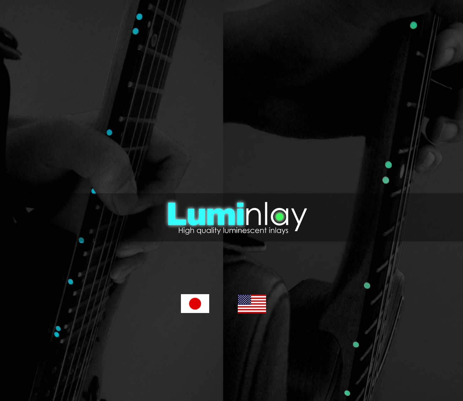 fluorescent lumi luminous side dot glow position mark inlay for guitar and bass